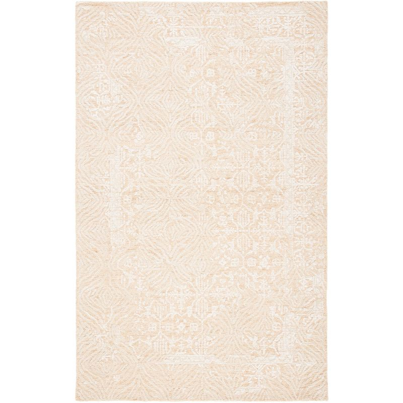 Metro MET905 Hand Tufted Area Rug - Gold/Ivory - 4'x6' - Safavieh.