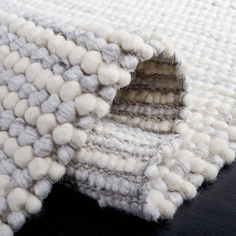 Natura NAT220 Hand Woven Accent Rug - Ivory/Light Gray - 2'x3' - Safavieh.