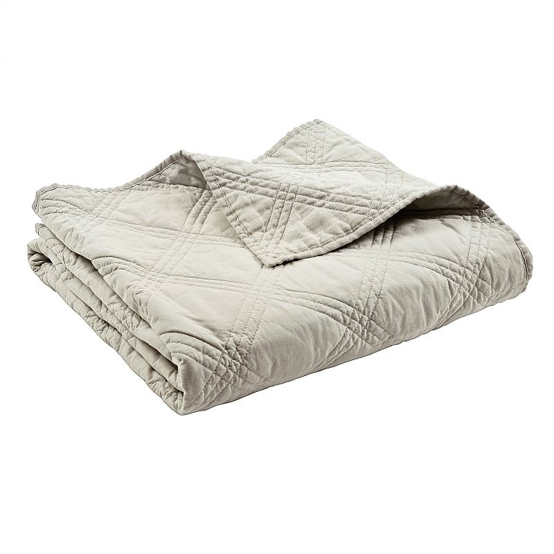 Levtex home Washed Linen Quilted Throw