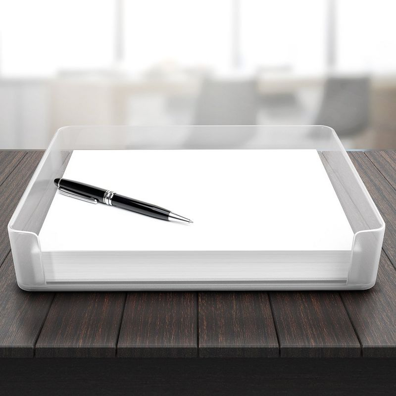 Sorbus 9.4" x 12.5" Plastic Paper Organizer - Stores mail, folders, printer paper, and more.