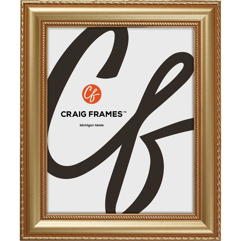 Craig Frames Victoria 8.5x11 inch Ornate Gold Picture Frame