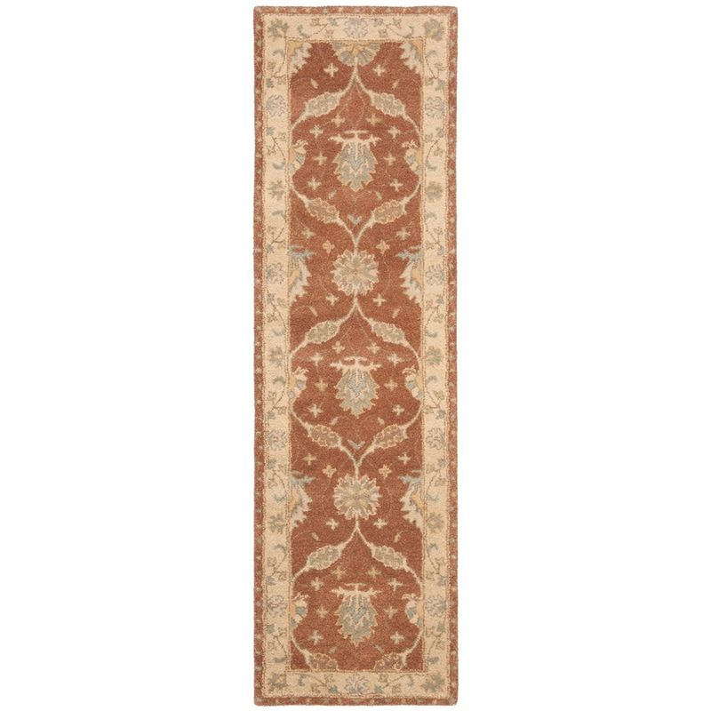 Antiquity AT315 Hand Tufted Accent Rug - Brown/Taupe - 2'3"x4' - Safavieh.