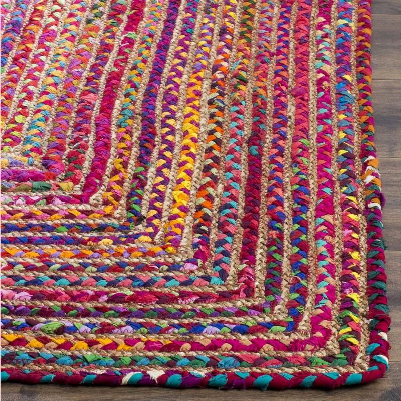Cape Cod CAP202 Woven Indoor Area Rug - Red/Multi - 5'x8' - Safavieh
