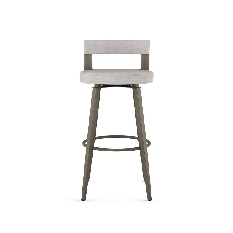 Amisco Paramont Upholstered Counter Height Barstool Gray