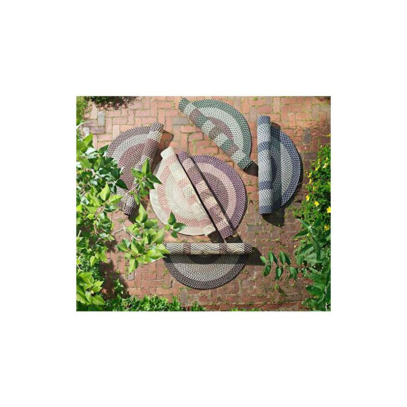 Colonial Mills Brook Farm Runner Rug 2x7 Burgundy