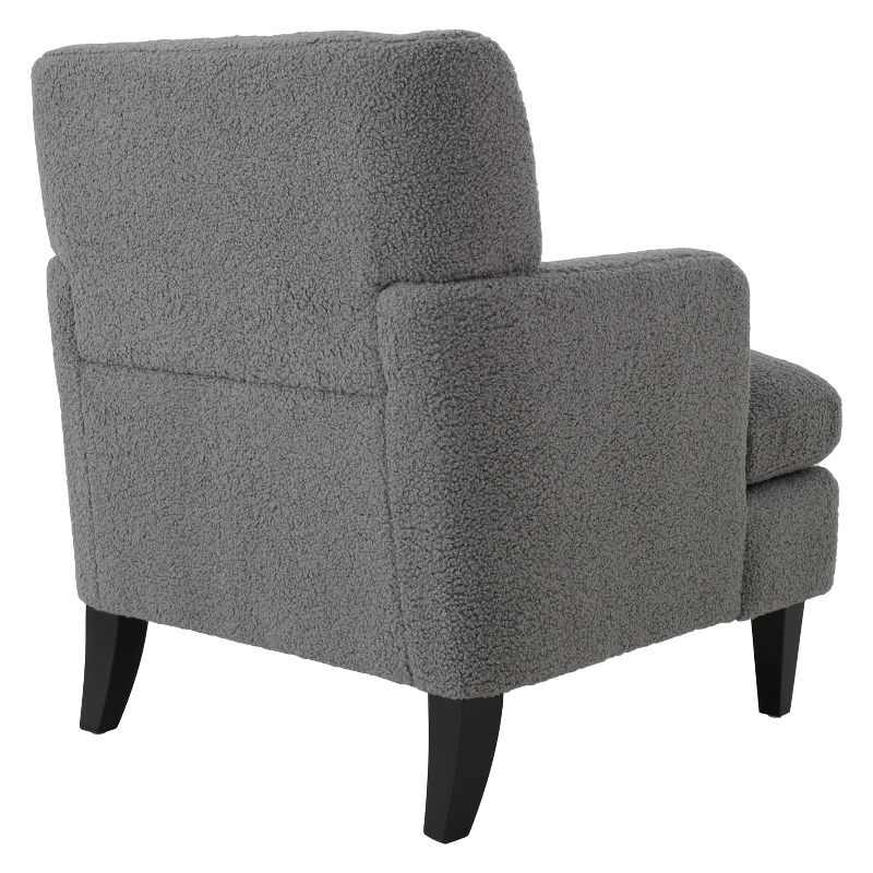 Christopher Knight Home Mantua Fabric Tufted Accent Chairs,Dark Gray