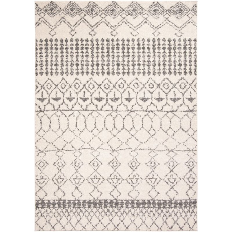 Tulum TUL229 Power Loomed Area Rug - Ivory/Grey - 6'x9' - Safavieh.
