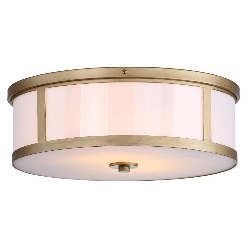 Avery Ceiling Drum Light - LIT4195 - Gold - Safavieh