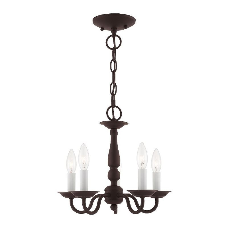 Livex Lighting Williamsburgh 5 - Light Chandelier in  Bronze