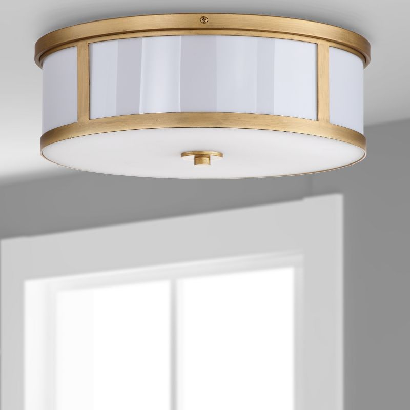 Avery Ceiling Drum Light - LIT4195 - Gold - Safavieh