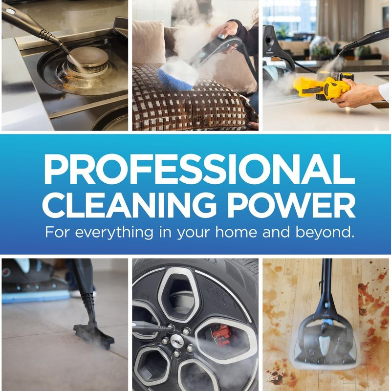 Euroflex Vapour Pro 20-Piece All-in-One Steam Mop with Built-In Portable Steam Cleaner (M4S)