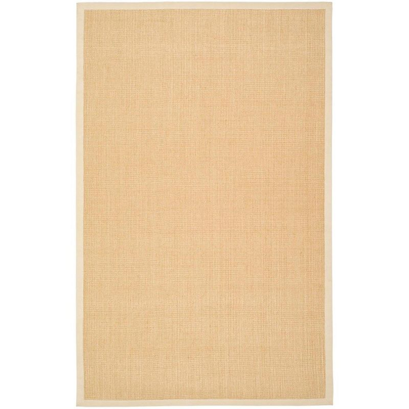 Natural Fiber NF441 Power Loomed Indoor Area Rug - Maize/Wheat - 5'x8' - Safavieh.