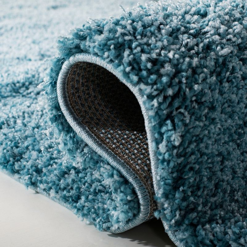 Shag SG151 Power Loomed Indoor Area Rug - Turquoise - 8'x10' - Safavieh.