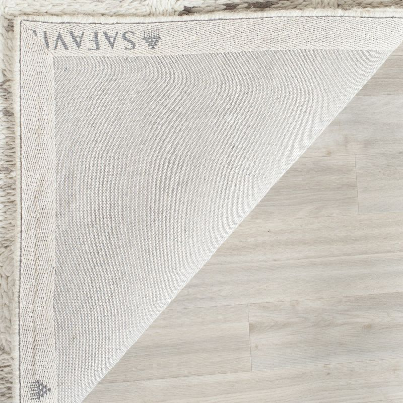 Himalaya HIM121 Hand Loomed Area Rug - Grey/Ivory - 5'x8' - Safavieh.