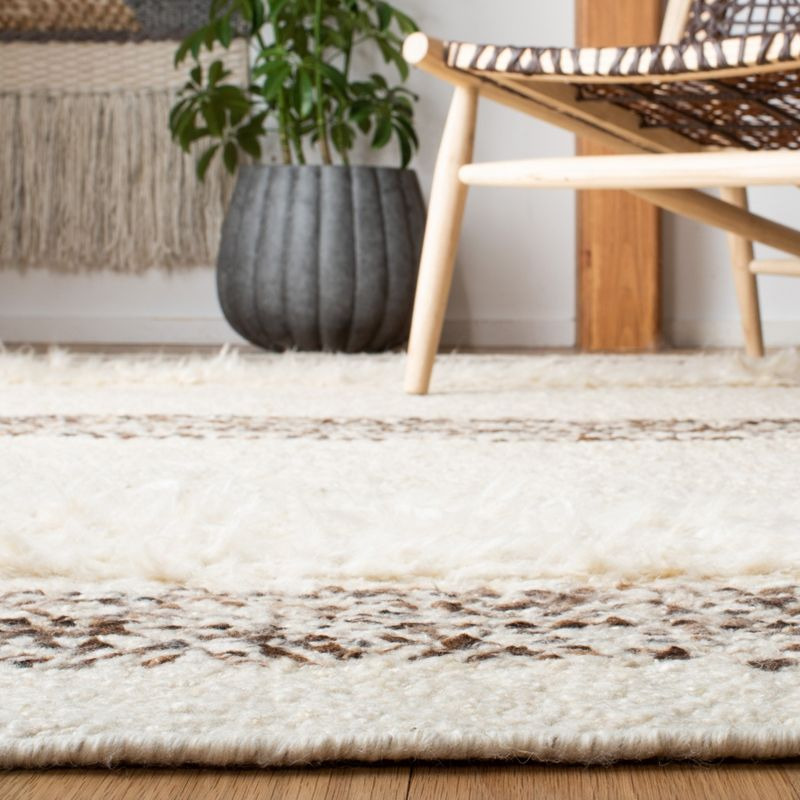 Natura NAT321 Hand Woven Area Rug - Ivory/Brown - 4'x6' - Safavieh.