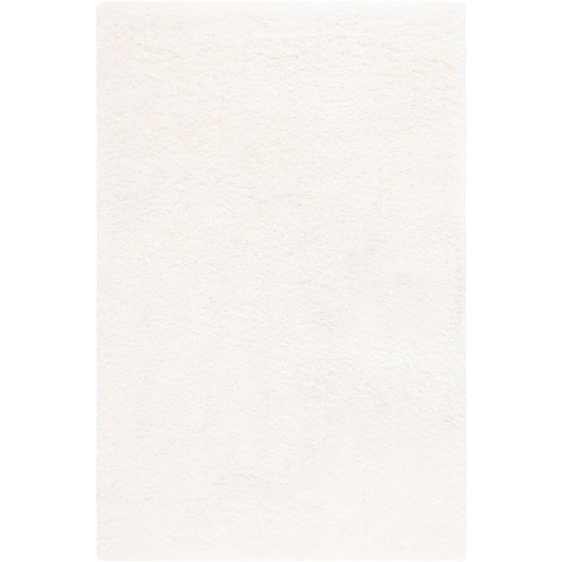 Luxe Shag SGX160 Hand Tufted Indoor Area Rug - Ivory - 5'x8' - Safavieh