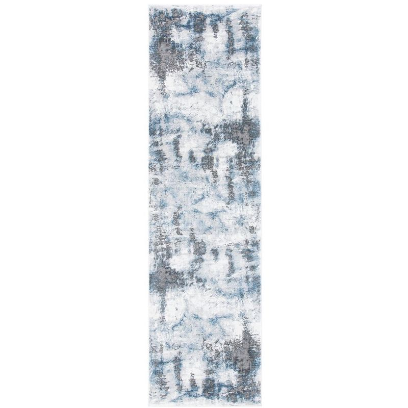 Craft CFT850 Loomed Indoor Runner Rug - Blue/Grey - 2'3"x8' - Safavieh