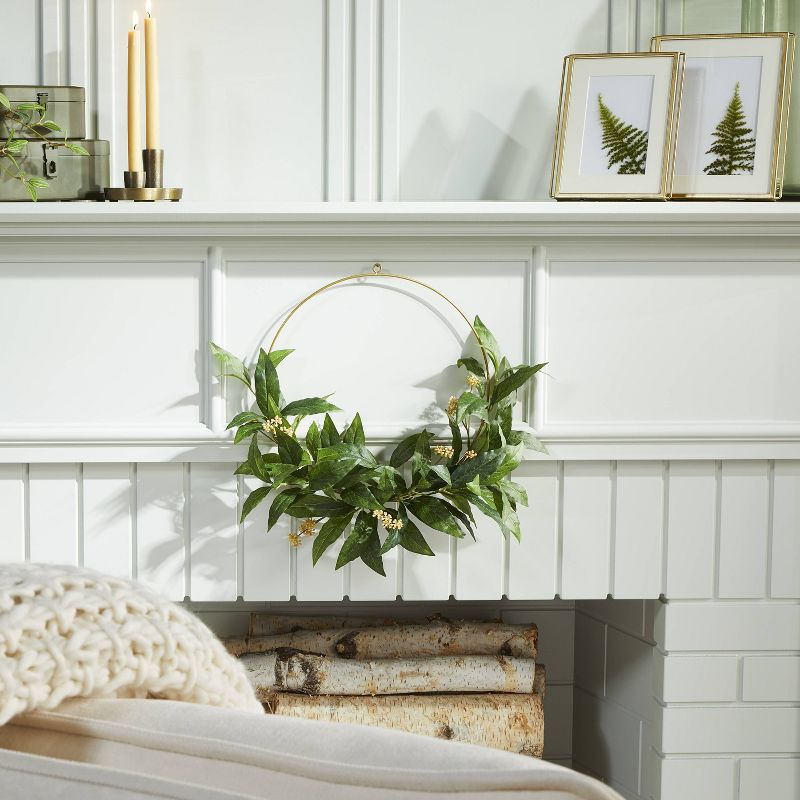 4"x6" Wire-Edge Brass Picture Frame Antique Finish - Hearth & Hand™ with Magnolia: Farmhouse Style, Metal with Glass