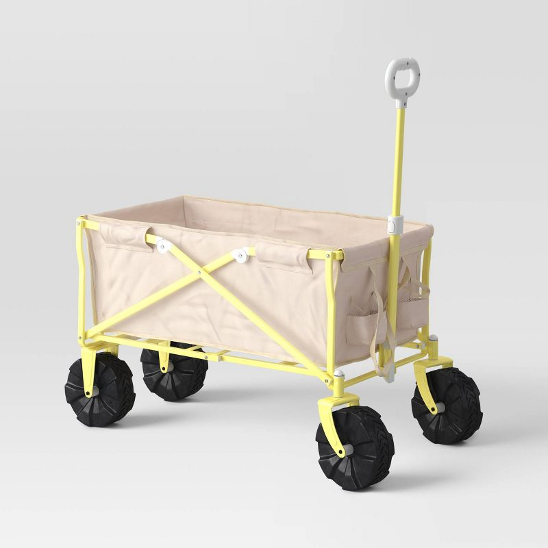 Flat Folding Wagon without Cargo Net Tan - Sun Squad™