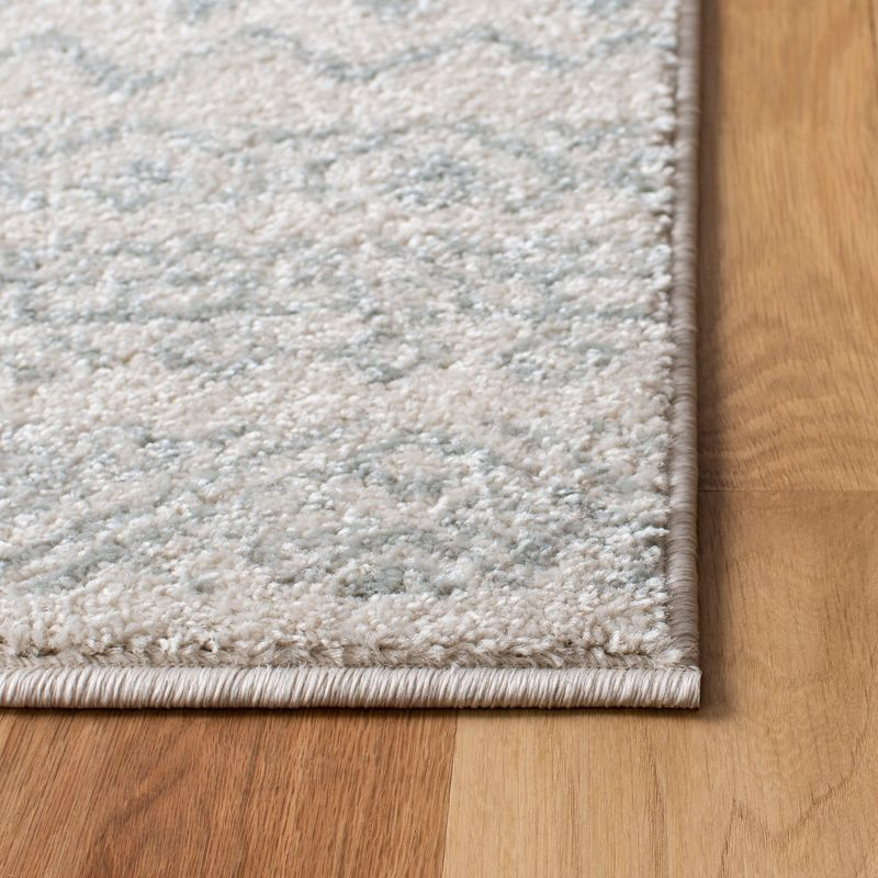 Tulum TUL267 Power Loomed Runner Rug - Ivory/Light Grey - 2'x9' - Safavieh.