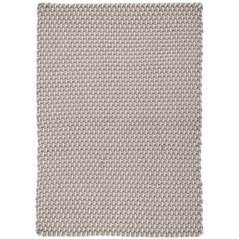 Two-Tone Rope Platinum/Ivory Handwoven Indoor/Outdoor Rug