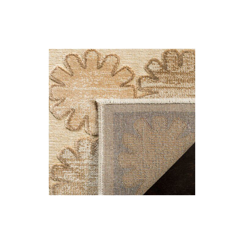 Martha Stewart Collection - MSR7430 - Indoor Power Loomed Accent Rugs - Stone/Cream - 3'3"x5'3"