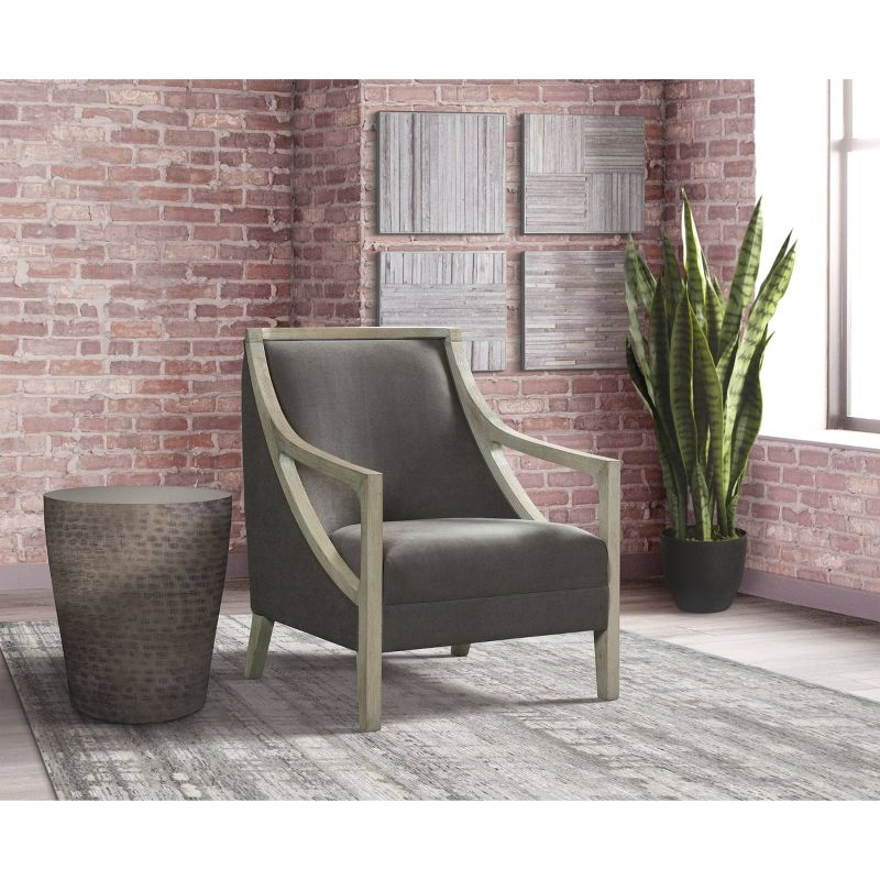Dayna Accent Chair with White Wash Frame - Picket House Furnishings