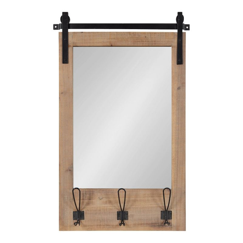18" x 28" Cates Functional Wall Mirror - Kate & Laurel All Things Decor