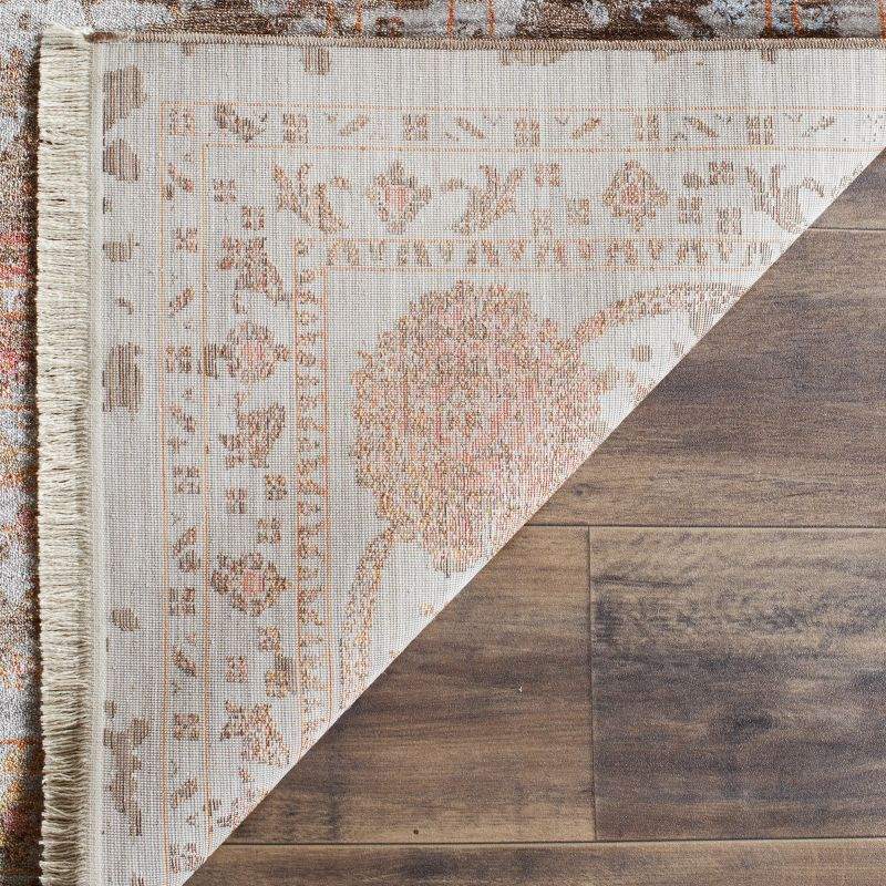 Vintage Persian VTP409 Power Loomed Indoor Area Rug - Brown/Multi - 4'x6' - Safavieh.