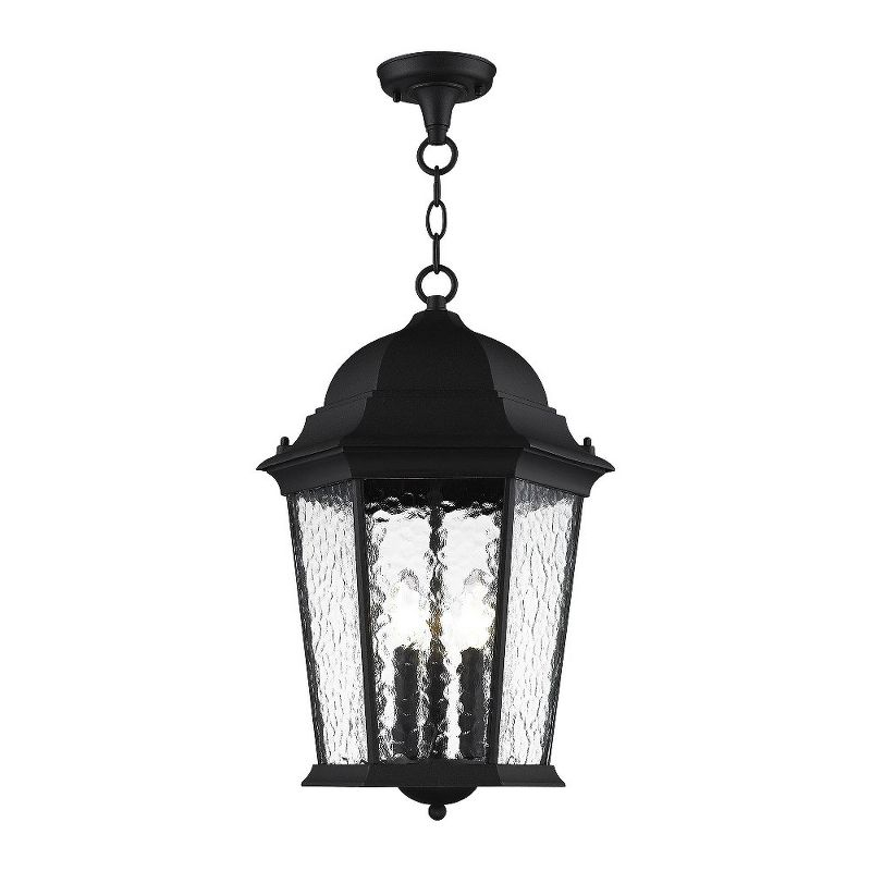 Livex Lighting Hamilton 3 - Light Pendant in  Textured Black