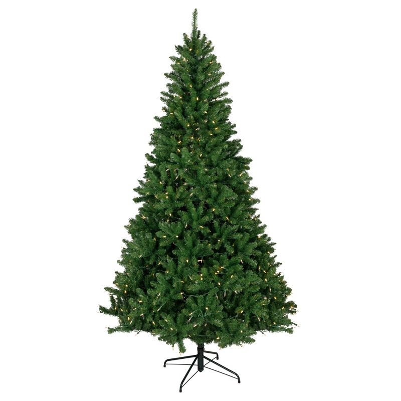 Northlight Seasonal 7.5' Pre-Lit Manchester Pine Instant Connect Artificial Christmas Tree Dual LED Lights