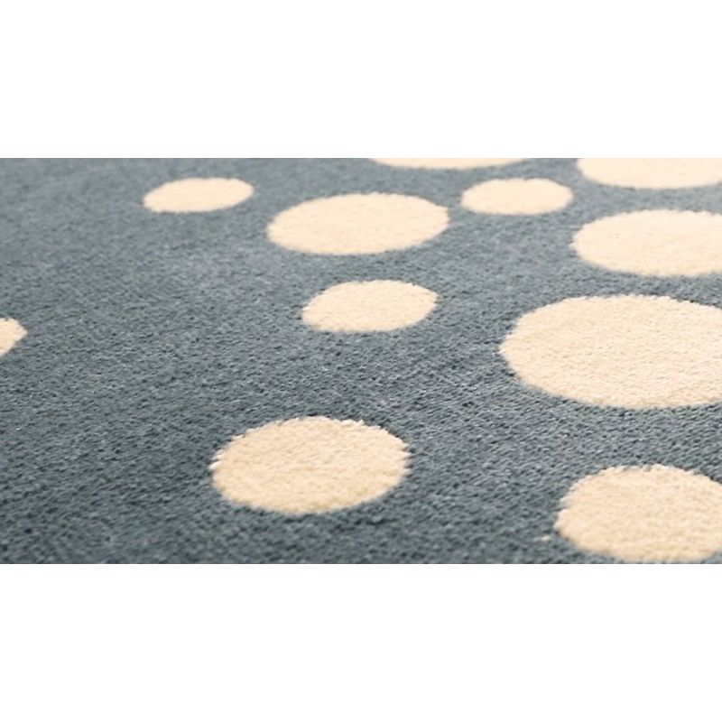 3'11"x5'7" Hockey Time Kids' Rug Cream/Black - Balta Rugs: Kids Area Rug, Hockey Rink Design, Bedroom Decor