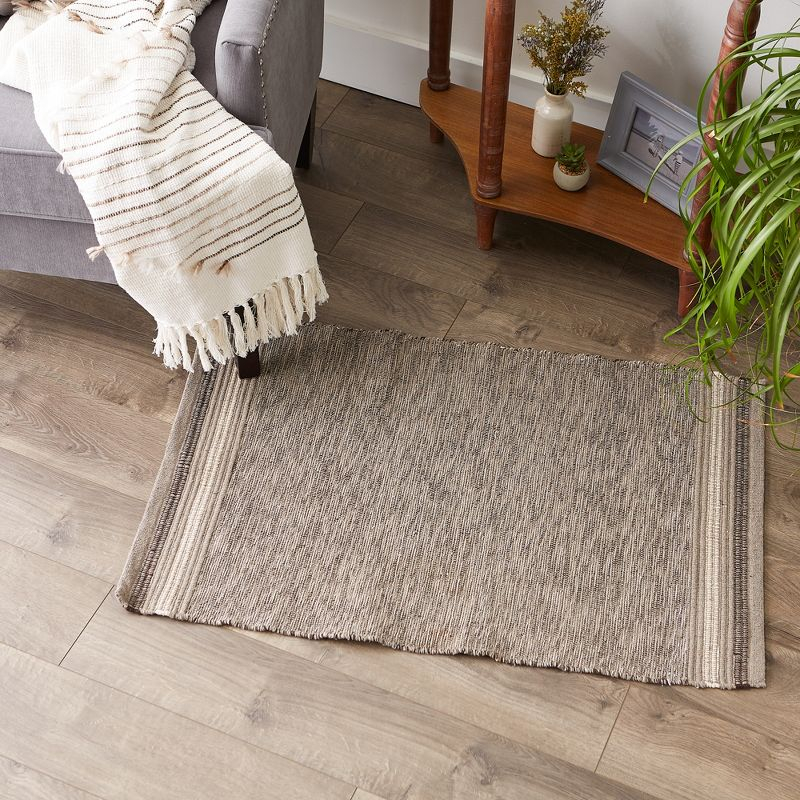 Design Imports Modern Edge Stripe - Stone - 2 X 3 Ft