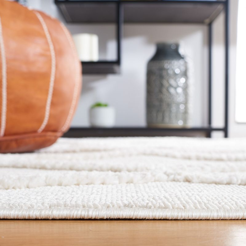 Marrakesh MRK554 Power Loomed Area Rug - Ivory/Ivory - 6'7"x6'7" - Safavieh.