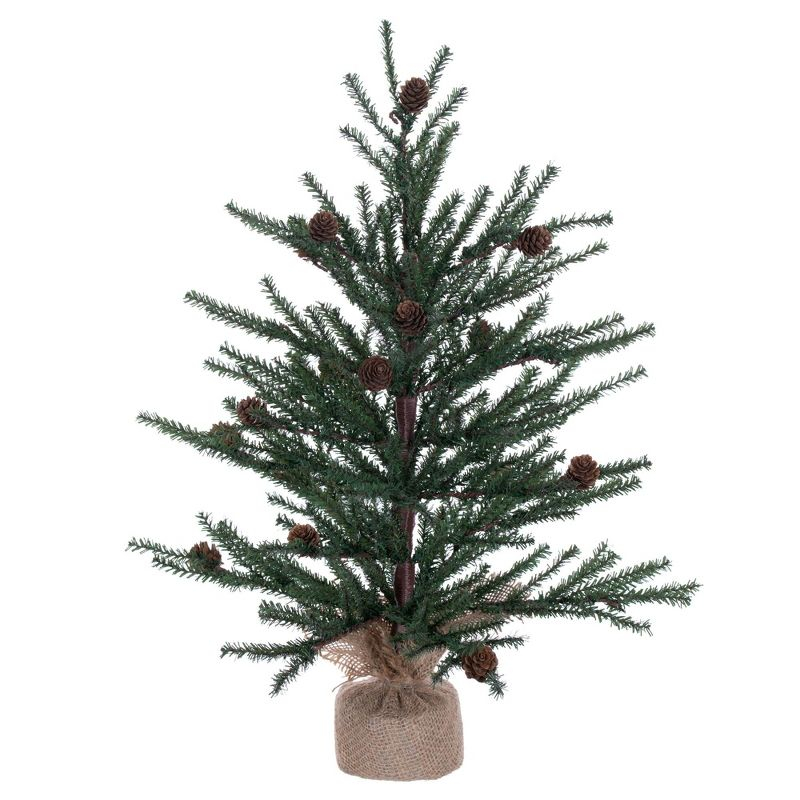 Vickerman 18" Carmel Pine Artificial Christmas Tree, Unlit