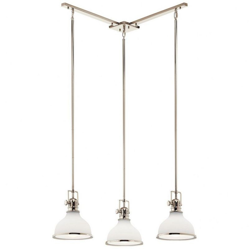 Kichler Lighting Hatteras Bay 1 - Light Pendant in  Polished Nickel