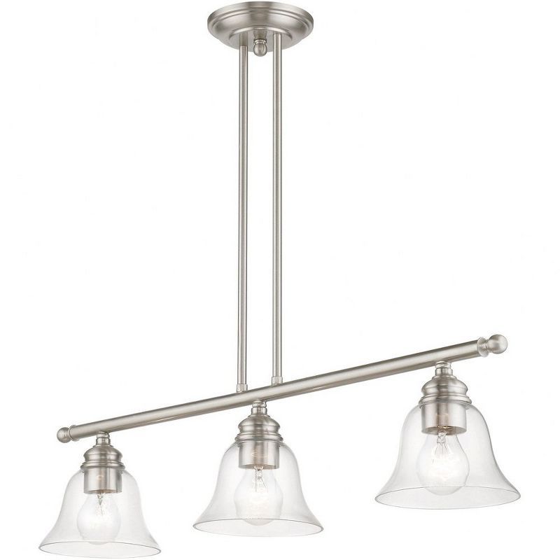 Livex Lighting Moreland 3 - Light Chandelier in  Brushed Nickel