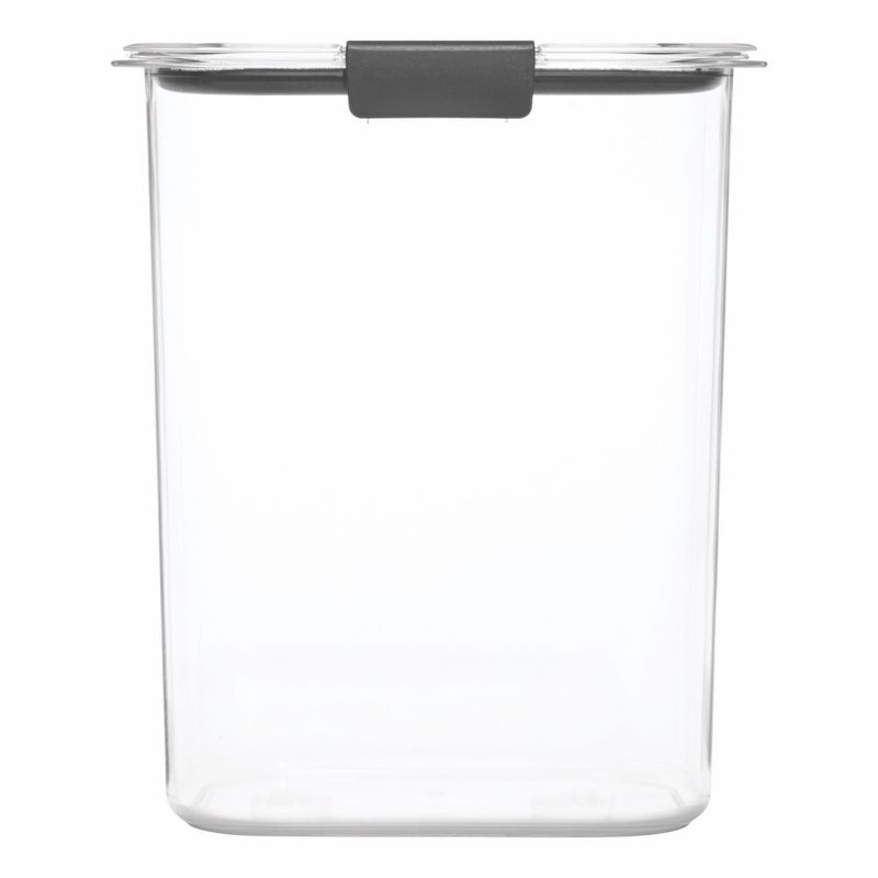 Rubbermaid Brilliance 16 cup Pantry Airtight Food Storage Container: BPA-Free, Clear Plastic, Freezer & Dishwasher-Safe