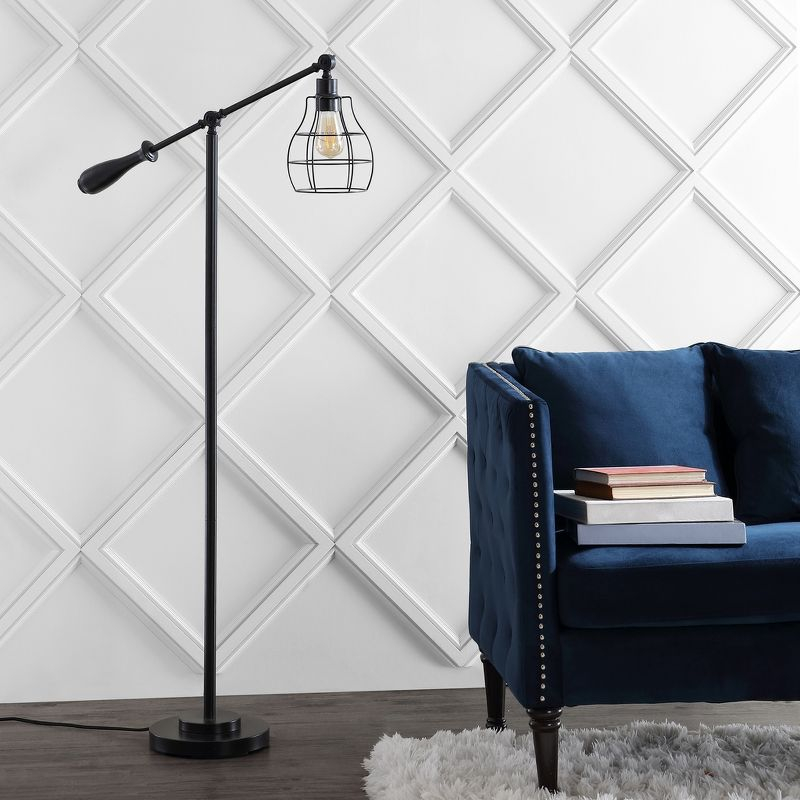 Brice Floor Lamp - FLL4061 - Black - Safavieh