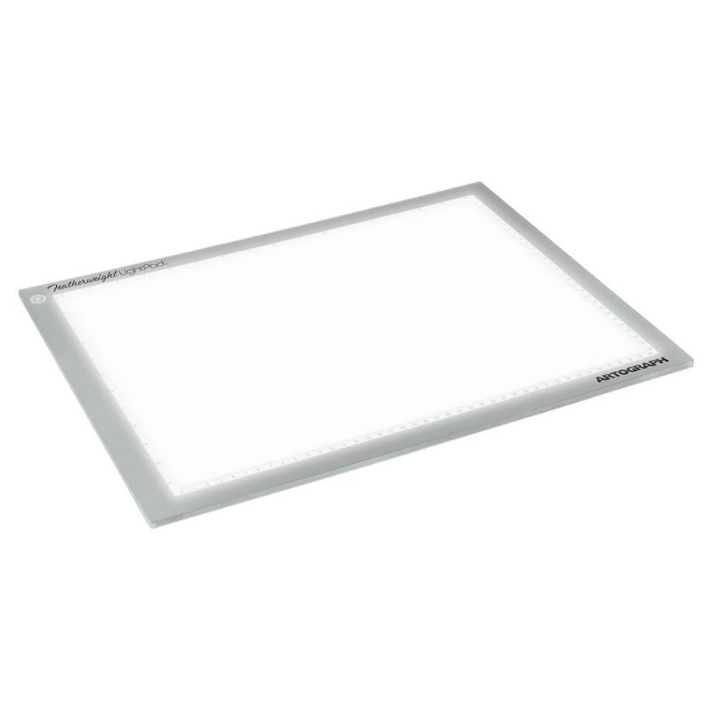 Artograph Featherweight Ultra Thin Lightpad, 12" x 17" Dimmable Slim LED Lightbox Drawing Board for Tracing, Crafting, and Drafting