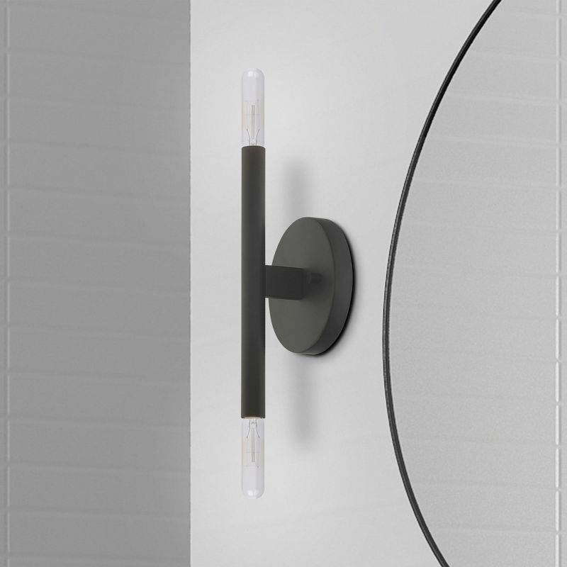 Livex Lighting Copenhagen 2 - Light Wall Light in  Black