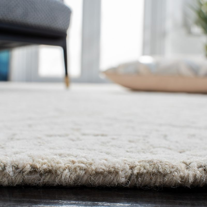 Metro MET987 Hand Tufted Indoor Area Rug - Light Brown/Ivory - 5'x8' - Safavieh