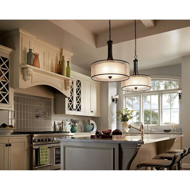 Kichler Lighting Lacey 4 - Light Pendant in  Mission Bronze