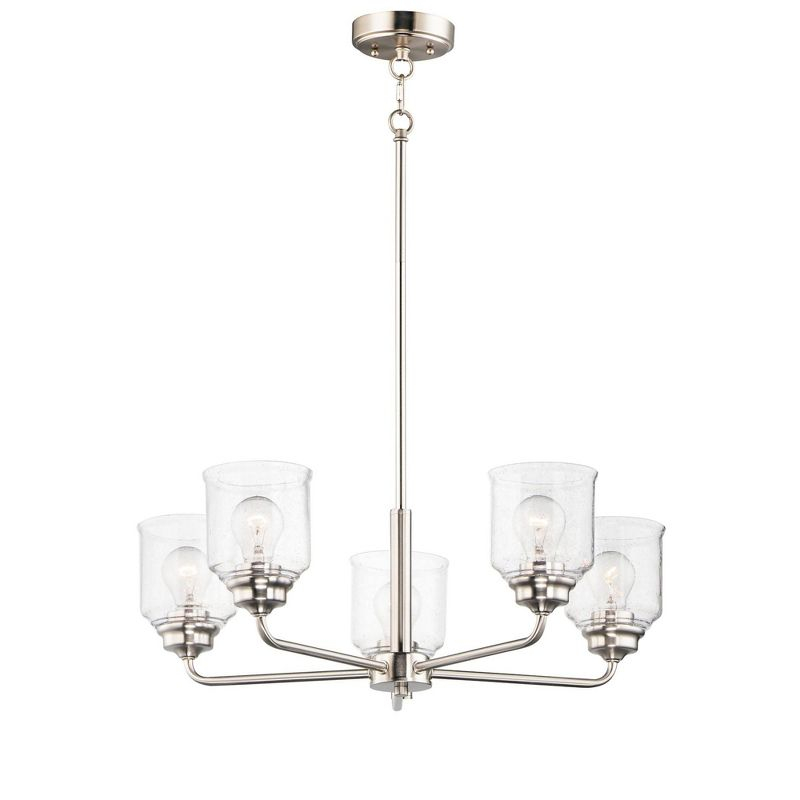 Maxim Lighting Acadia 5 - Light Chandelier in  Satin Nickel