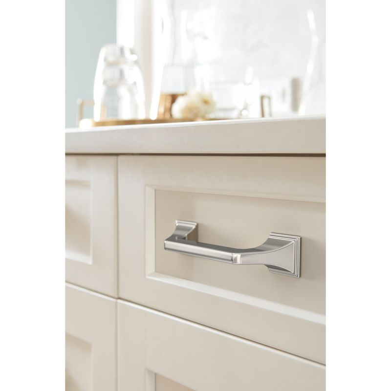 Amerock Exceed 3 inch (76mm) Center-to-Center Polished Nickel Cabinet Pull
