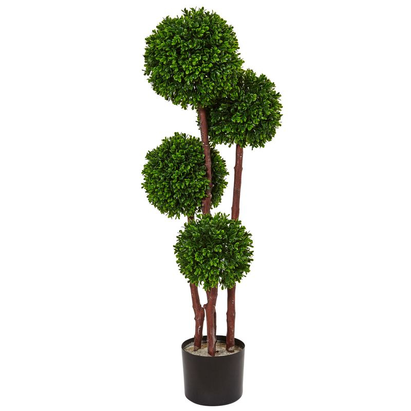 3ft Boxwood Topiary Artificial Tree - Nearly Natural
