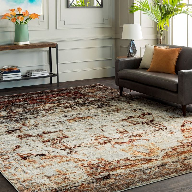 Mark & Day Libourne 7'10"x10'6" Rectangle Woven Indoor Area Rugs Burgundy