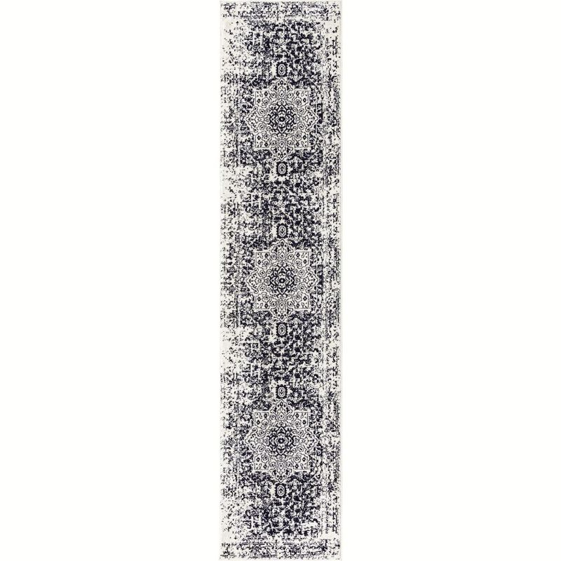 Unique Loom 2' 7 x 12' 0 Runner Blue Richmond Medallion Area Rug