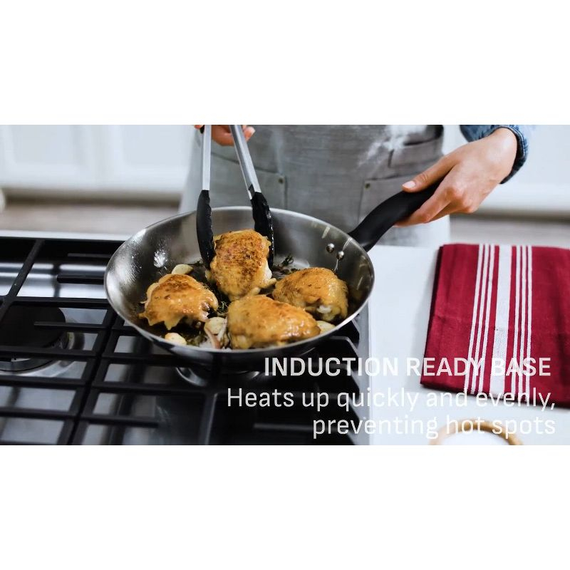 T-fal T-fal Stainless Steel 12 qt. Stockpot with lid