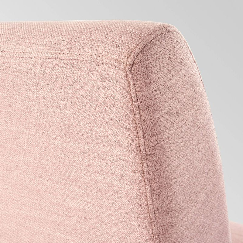 Alscot Contemporary Push Back Recliner Light Pink - Christopher Knight Home: Upholstered Accent Chair, 250lb Capacity